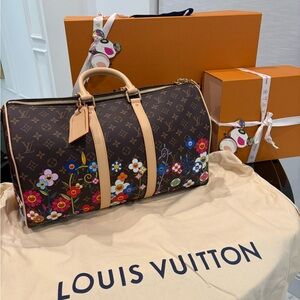 Louis Vuitton Takashi Murakami Duffle Bag